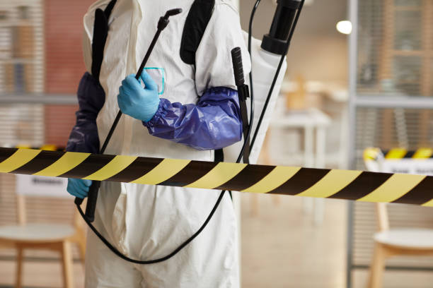 Professional Biohazard Cleanup technician working in Hubertus, WI